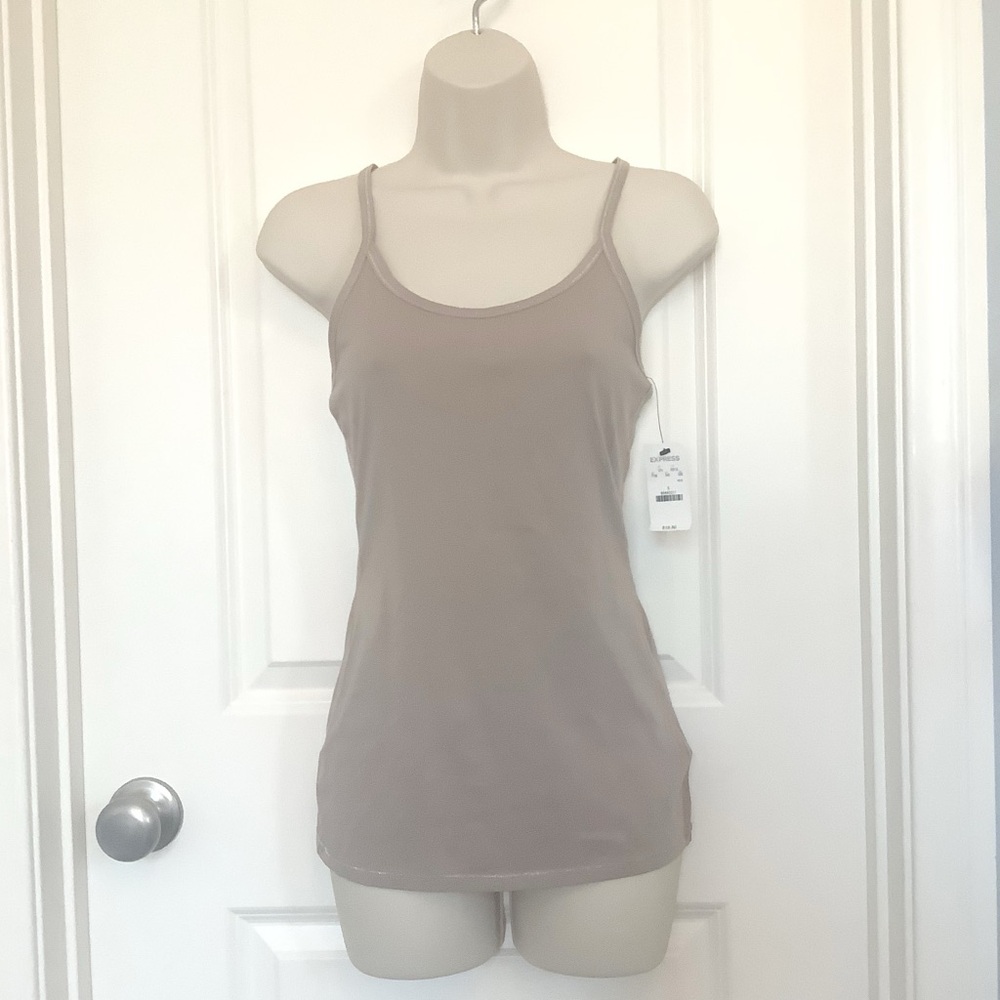 NWT Express Womens Comfortable Stretch Racerback Fitted Tank Top Size Small